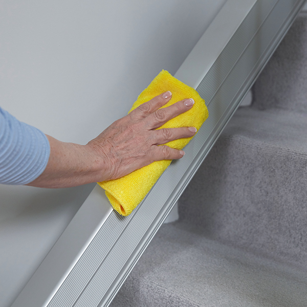 cleaning stairlift