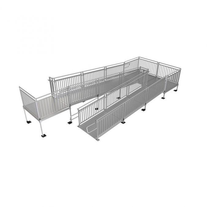 Commercial Ramp Pathway HD Code Compliant Modular Access System