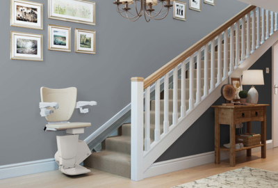 Straight Stairlift in a Home