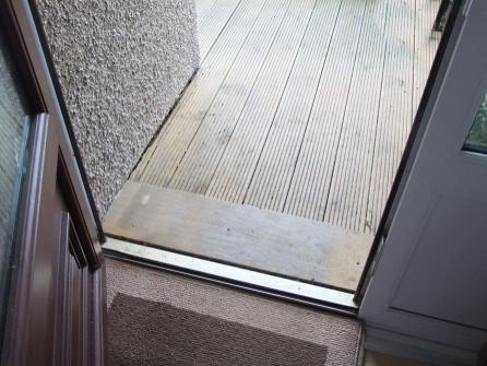 Threshold Ramp in Doorway