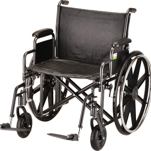 [W95M195] Heavy Duty/ High Weight Capacity Wheelchair